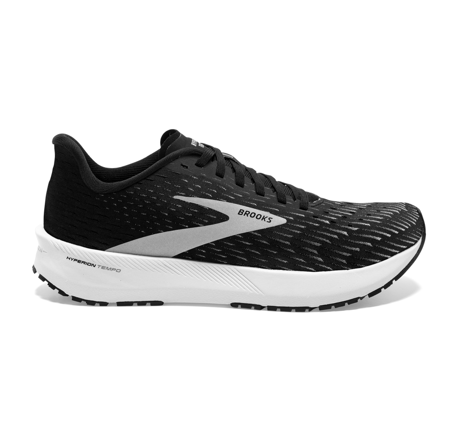 Brooks Mens Running Shoes Nz - Hyperion Tempo Black/Silver/White ( AJYBX0741 )